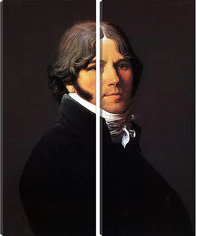 Модульная картина - Portrait of Jean Marie Joseph Ingres. Жан Огюст Доминик Энгр