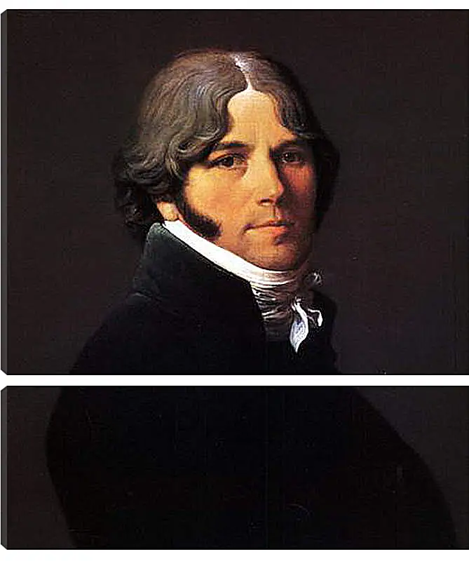 Модульная картина - Portrait of Jean Marie Joseph Ingres. Жан Огюст Доминик Энгр
