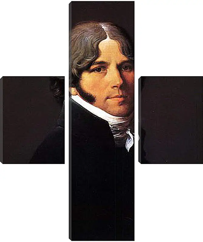 Модульная картина - Portrait of Jean Marie Joseph Ingres. Жан Огюст Доминик Энгр