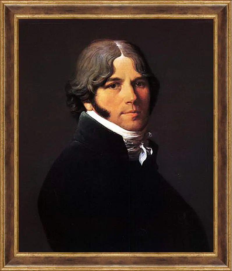 Картина в раме - Portrait of Jean Marie Joseph Ingres. Жан Огюст Доминик Энгр
