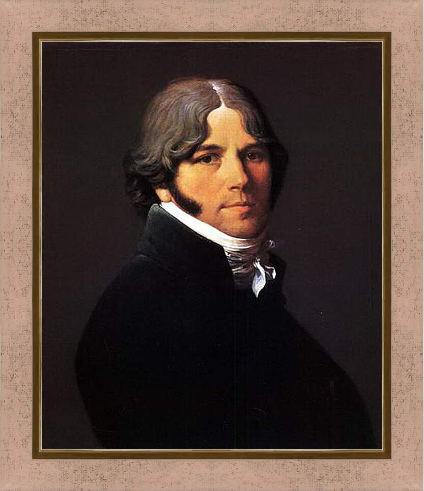 Картина в раме - Portrait of Jean Marie Joseph Ingres. Жан Огюст Доминик Энгр
