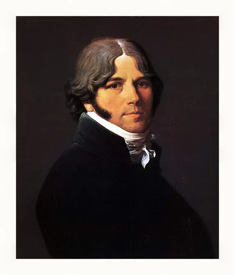 Картина в раме - Portrait of Jean Marie Joseph Ingres. Жан Огюст Доминик Энгр