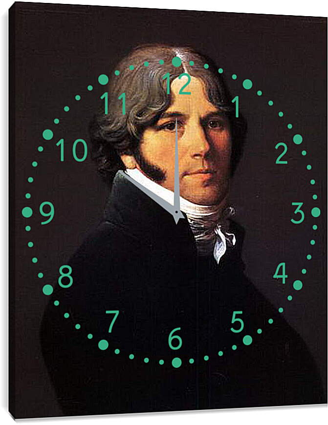 Часы картина - Portrait of Jean Marie Joseph Ingres. Жан Огюст Доминик Энгр
