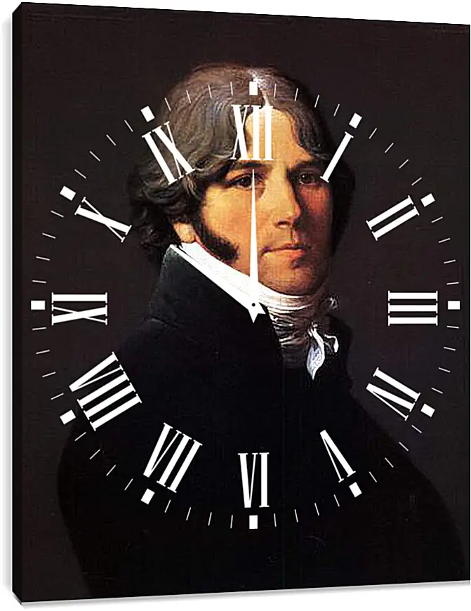 Часы картина - Portrait of Jean Marie Joseph Ingres. Жан Огюст Доминик Энгр