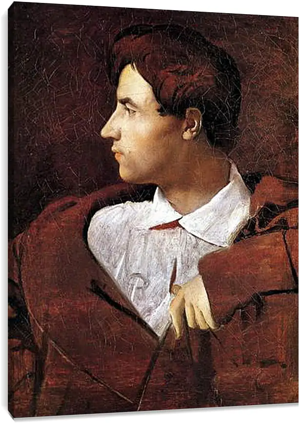 Постер и плакат - Portrait of Jean Baptiste Desdeban. Жан Огюст Доминик Энгр