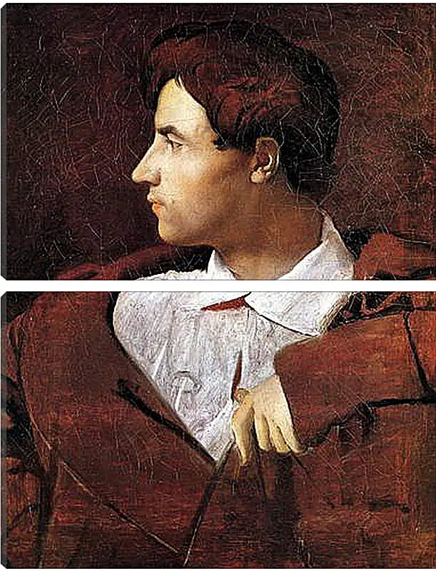 Модульная картина - Portrait of Jean Baptiste Desdeban. Жан Огюст Доминик Энгр
