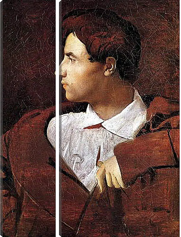 Модульная картина - Portrait of Jean Baptiste Desdeban. Жан Огюст Доминик Энгр
