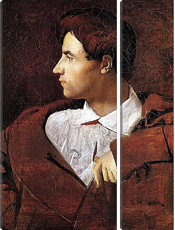 Модульная картина - Portrait of Jean Baptiste Desdeban. Жан Огюст Доминик Энгр
