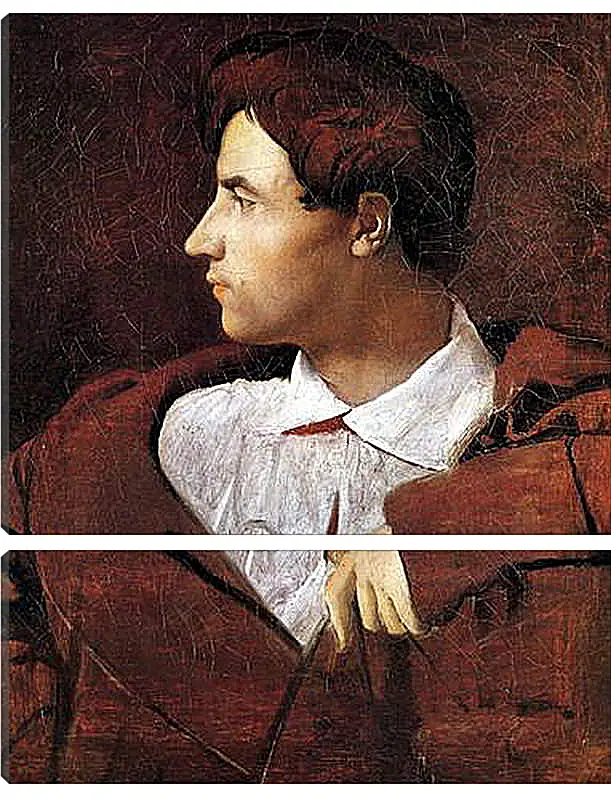 Модульная картина - Portrait of Jean Baptiste Desdeban. Жан Огюст Доминик Энгр
