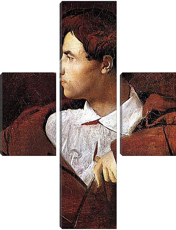 Модульная картина - Portrait of Jean Baptiste Desdeban. Жан Огюст Доминик Энгр

