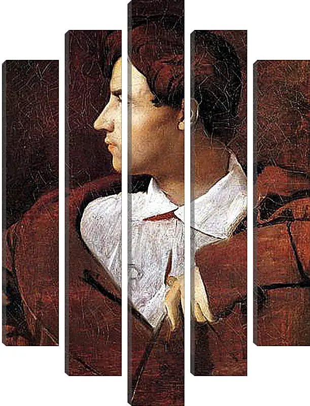 Модульная картина - Portrait of Jean Baptiste Desdeban. Жан Огюст Доминик Энгр