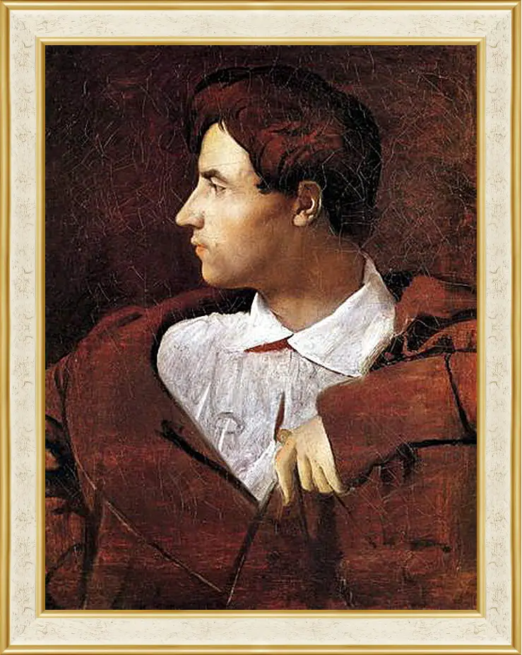 Картина в раме - Portrait of Jean Baptiste Desdeban. Жан Огюст Доминик Энгр