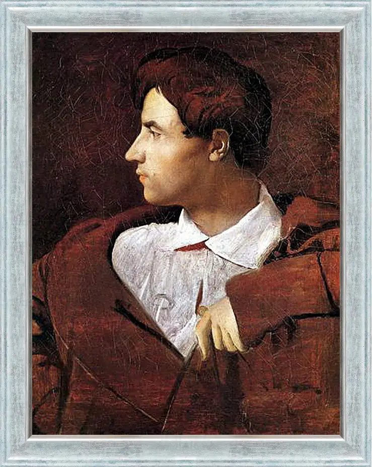 Картина в раме - Portrait of Jean Baptiste Desdeban. Жан Огюст Доминик Энгр
