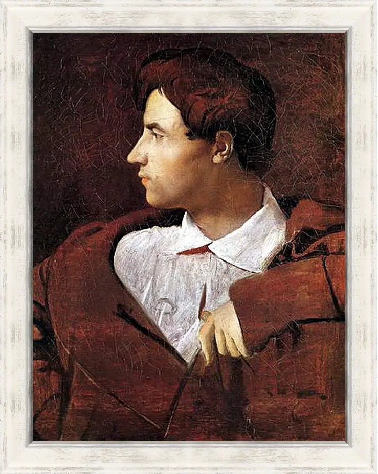 Картина в раме - Portrait of Jean Baptiste Desdeban. Жан Огюст Доминик Энгр
