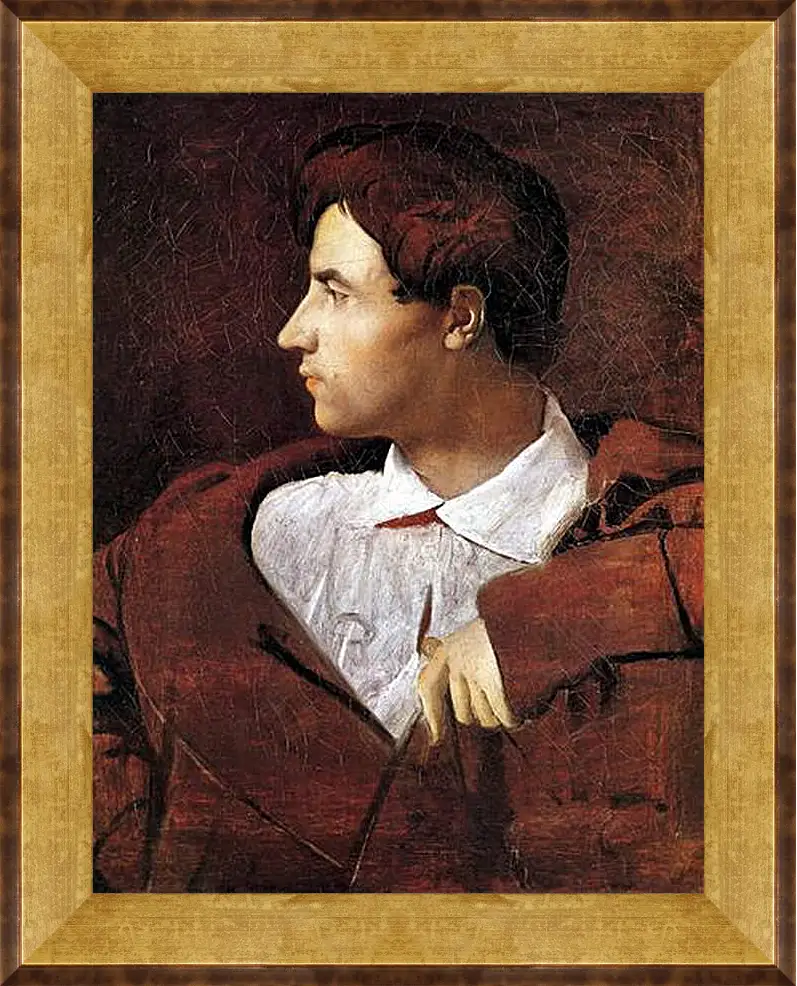 Картина в раме - Portrait of Jean Baptiste Desdeban. Жан Огюст Доминик Энгр