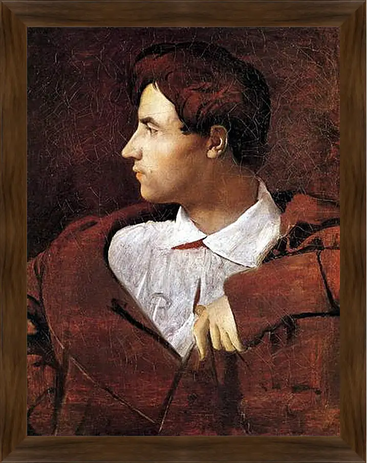 Картина в раме - Portrait of Jean Baptiste Desdeban. Жан Огюст Доминик Энгр
