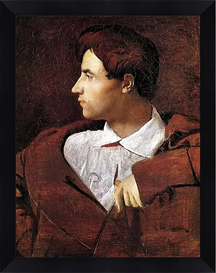 Картина в раме - Portrait of Jean Baptiste Desdeban. Жан Огюст Доминик Энгр