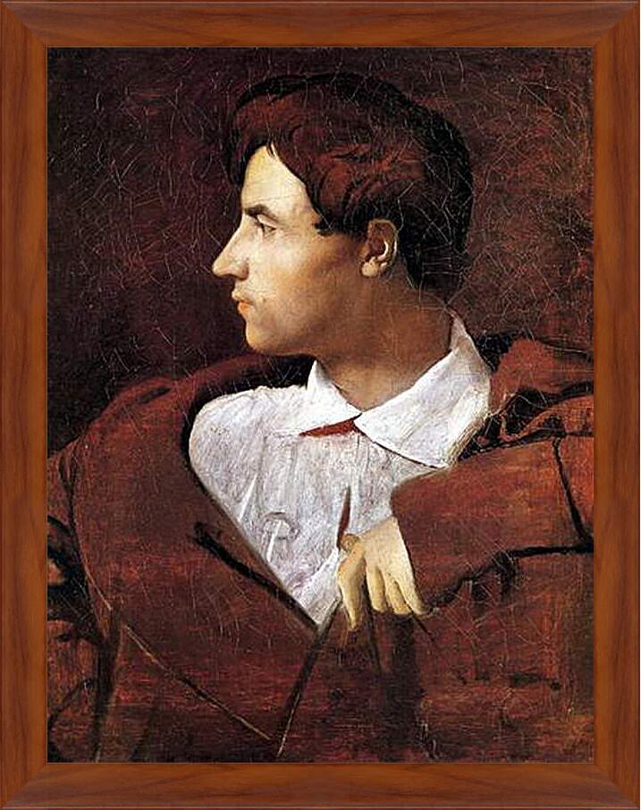 Картина в раме - Portrait of Jean Baptiste Desdeban. Жан Огюст Доминик Энгр
