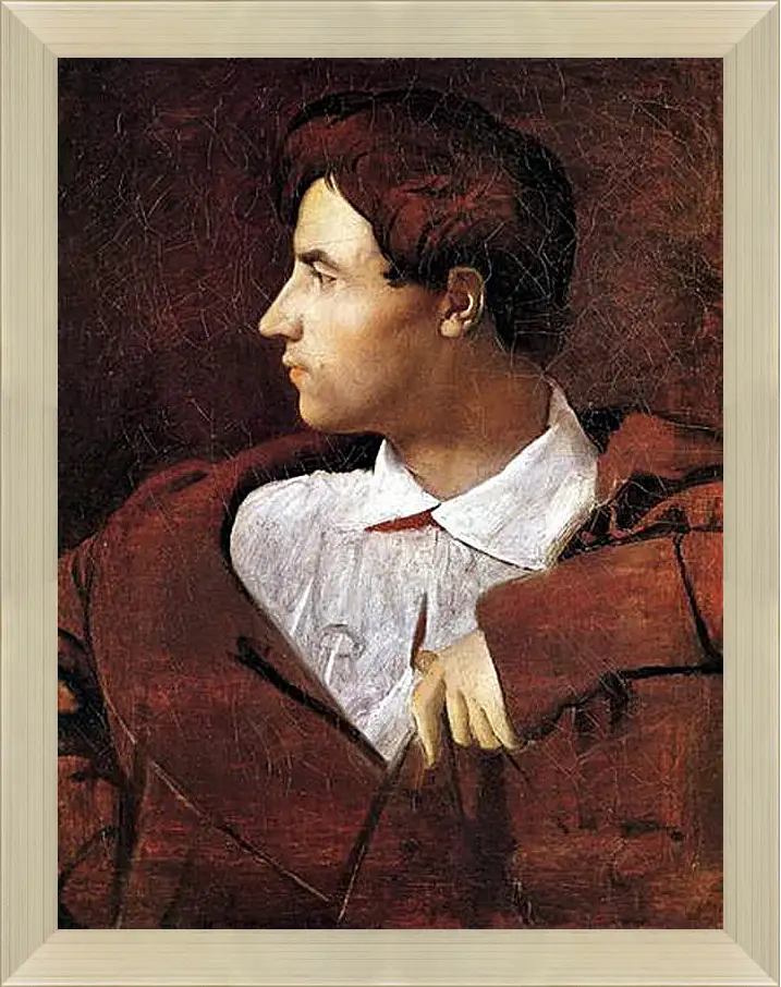 Картина в раме - Portrait of Jean Baptiste Desdeban. Жан Огюст Доминик Энгр