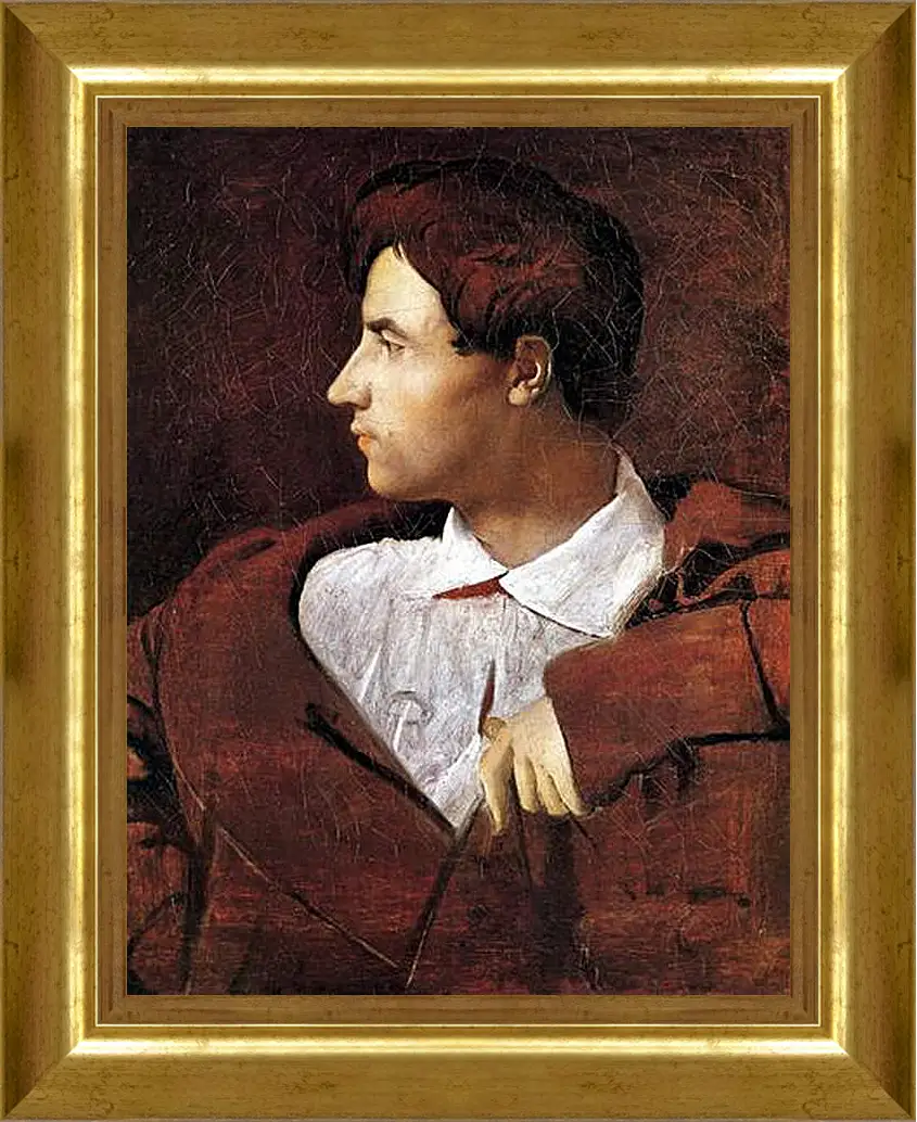 Картина в раме - Portrait of Jean Baptiste Desdeban. Жан Огюст Доминик Энгр