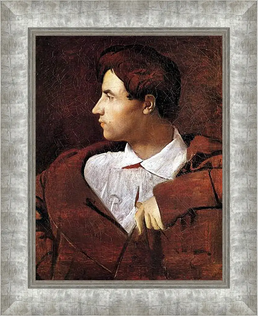 Картина в раме - Portrait of Jean Baptiste Desdeban. Жан Огюст Доминик Энгр
