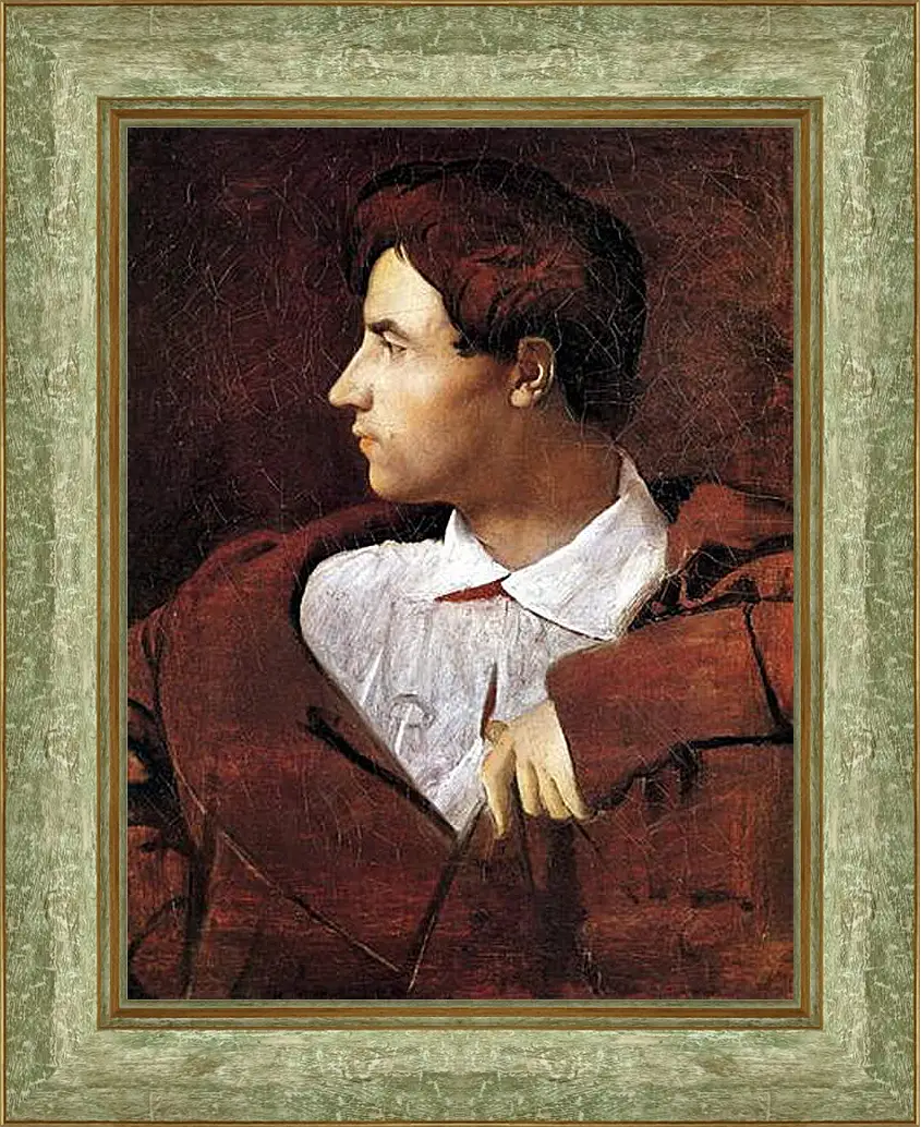 Картина в раме - Portrait of Jean Baptiste Desdeban. Жан Огюст Доминик Энгр