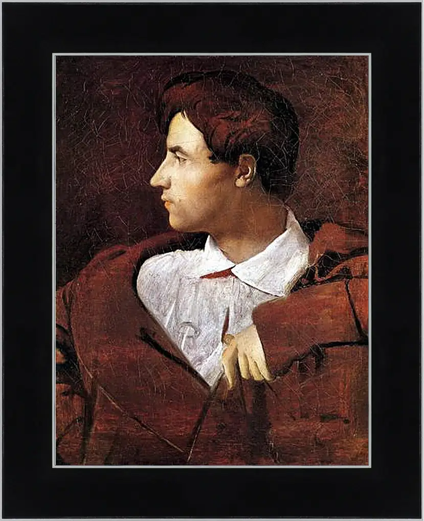 Картина в раме - Portrait of Jean Baptiste Desdeban. Жан Огюст Доминик Энгр