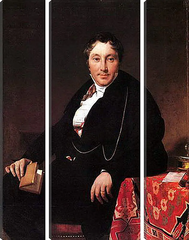 Модульная картина - Portrait of Jacques Louis Leblanc, seated. Жан Огюст Доминик Энгр