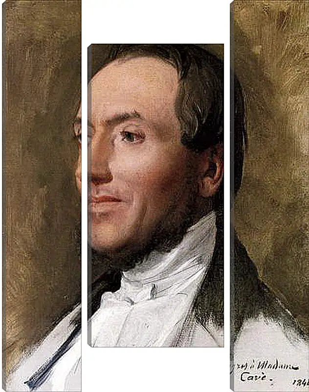 Модульная картина - Portrait of Hygin Edmond Ludovic Auguste Cave. Жан Огюст Доминик Энгр