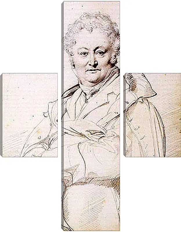 Модульная картина - Portrait of Guillaume Guillon Lethiere. Жан Огюст Доминик Энгр