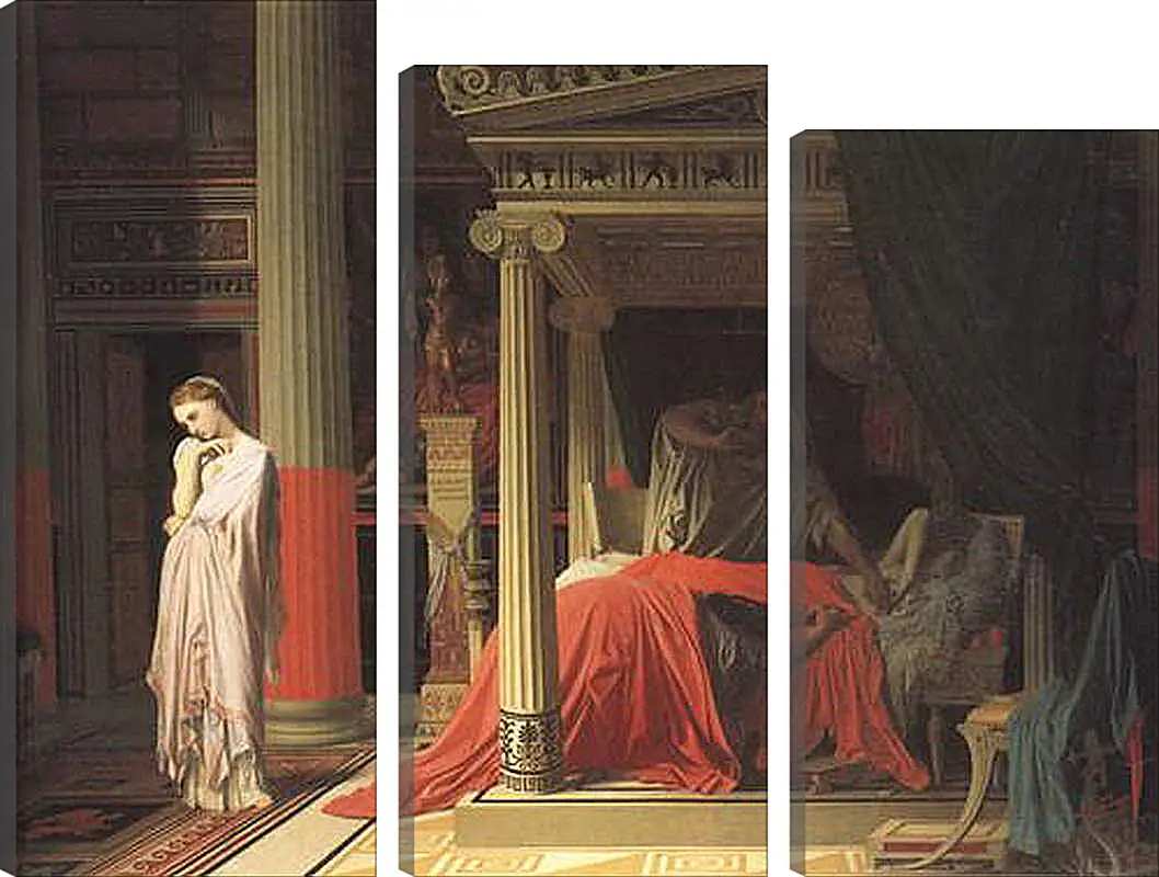 Модульная картина - Antiochus and Stratonice. Жан Огюст Доминик Энгр