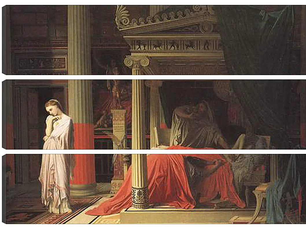 Модульная картина - Antiochus and Stratonice. Жан Огюст Доминик Энгр
