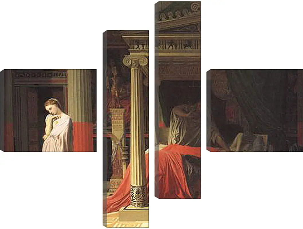 Модульная картина - Antiochus and Stratonice. Жан Огюст Доминик Энгр