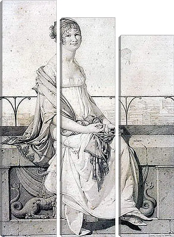 Модульная картина - Portrait of Barbara Bansi. Жан Огюст Доминик Энгр