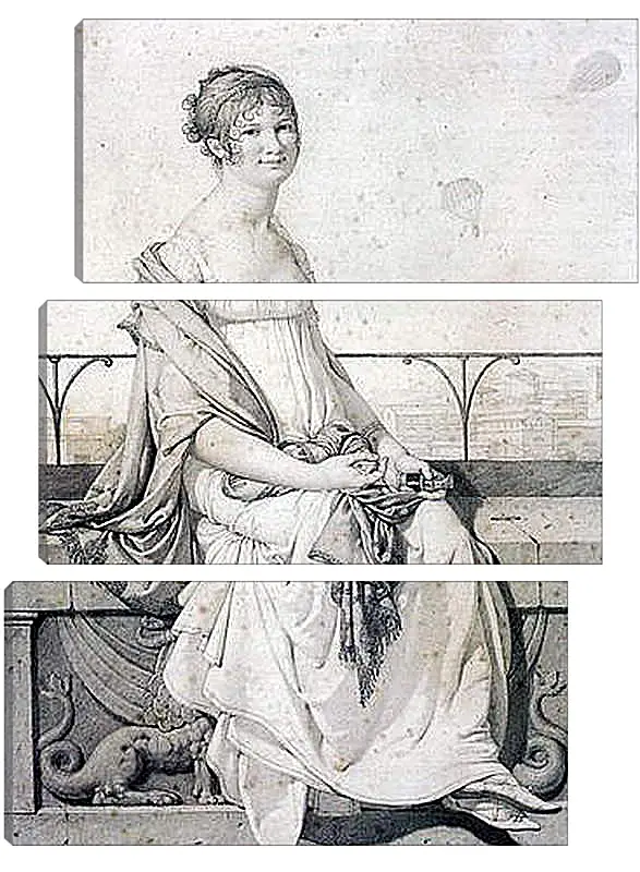 Модульная картина - Portrait of Barbara Bansi. Жан Огюст Доминик Энгр