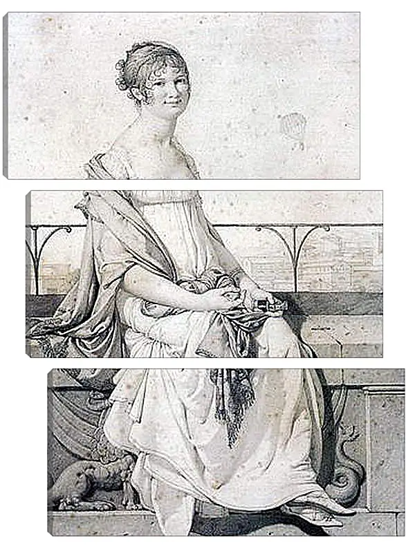 Модульная картина - Portrait of Barbara Bansi. Жан Огюст Доминик Энгр