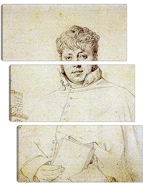 Модульная картина - Portrait of Auguste Jean Marie Guenepin. Жан Огюст Доминик Энгр