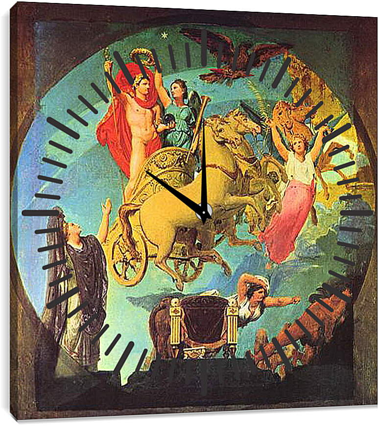 Часы картина - Napoleon. Жан Огюст Доминик Энгр
