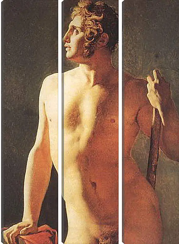 Модульная картина - Male Torso. Жан Огюст Доминик Энгр