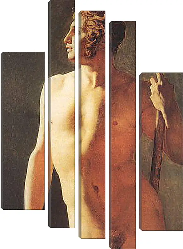 Модульная картина - Male Torso. Жан Огюст Доминик Энгр