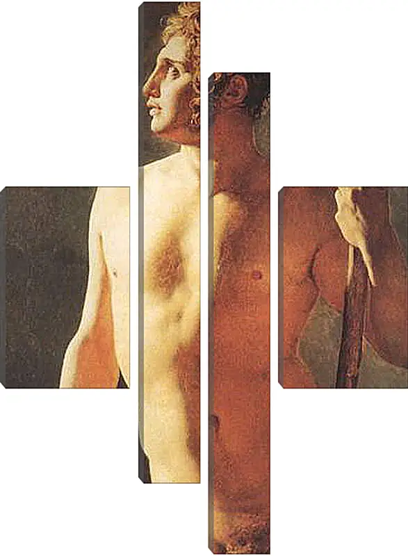 Модульная картина - Male Torso. Жан Огюст Доминик Энгр