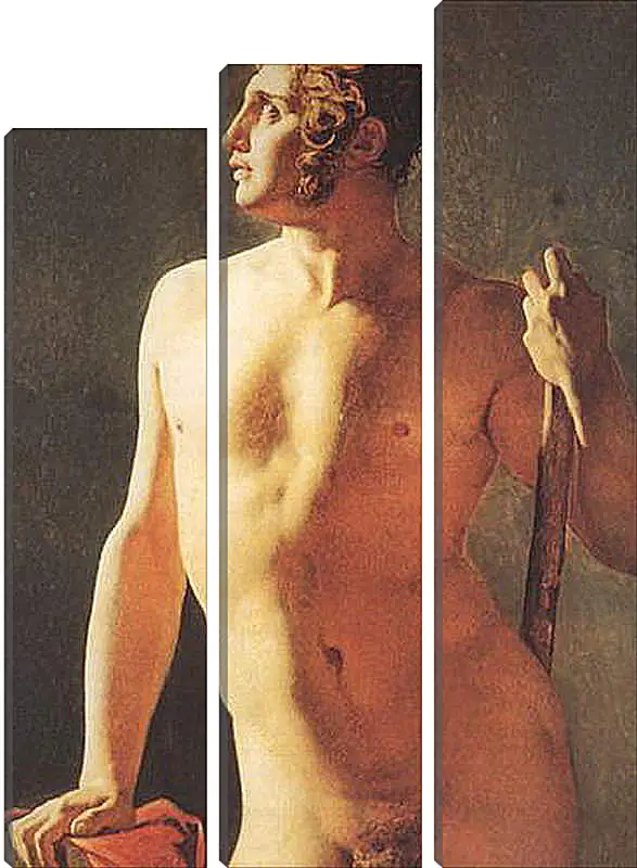 Модульная картина - Male Torso. Жан Огюст Доминик Энгр