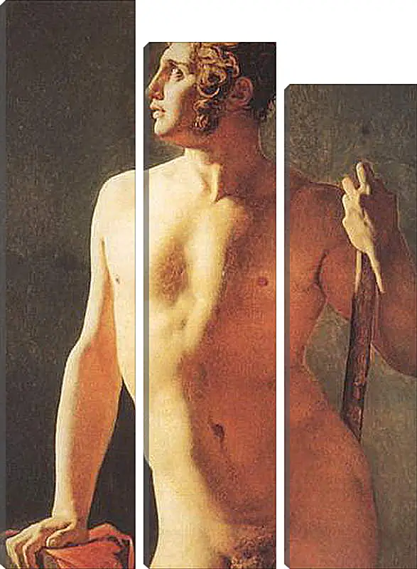 Модульная картина - Male Torso. Жан Огюст Доминик Энгр