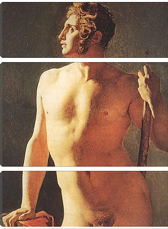 Модульная картина - Male Torso. Жан Огюст Доминик Энгр
