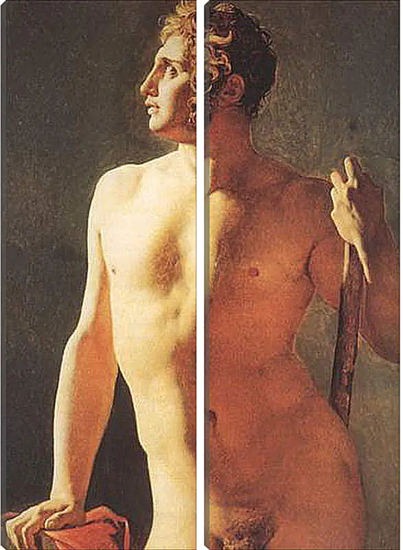 Модульная картина - Male Torso. Жан Огюст Доминик Энгр