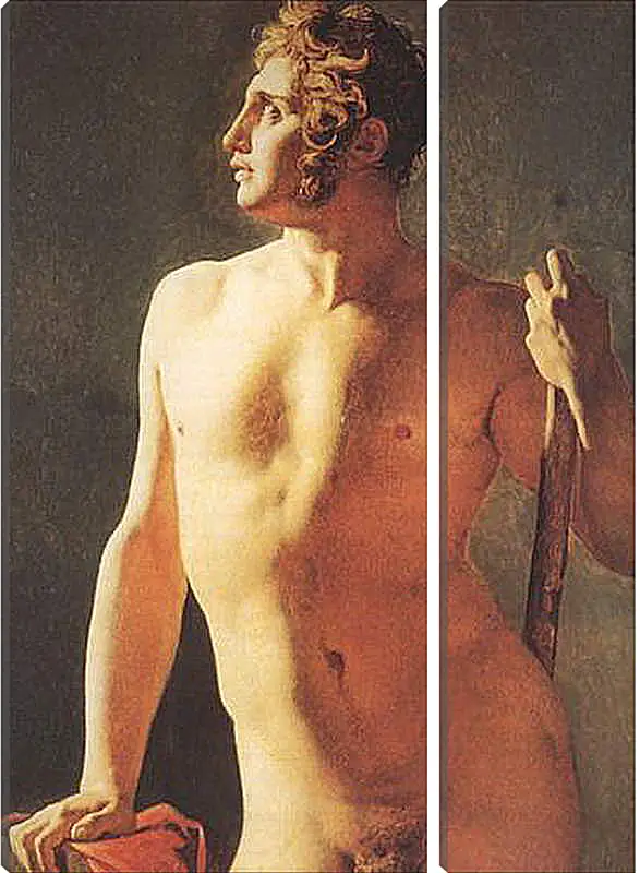 Модульная картина - Male Torso. Жан Огюст Доминик Энгр