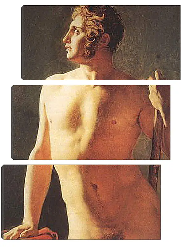 Модульная картина - Male Torso. Жан Огюст Доминик Энгр