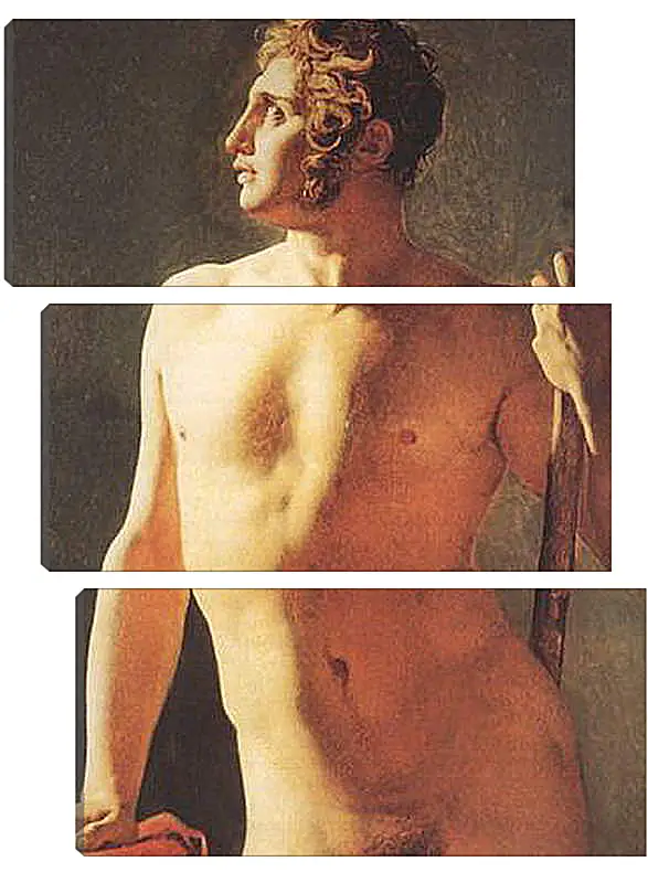 Модульная картина - Male Torso. Жан Огюст Доминик Энгр