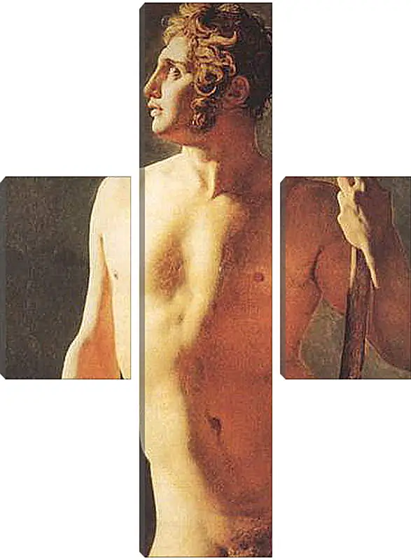 Модульная картина - Male Torso. Жан Огюст Доминик Энгр
