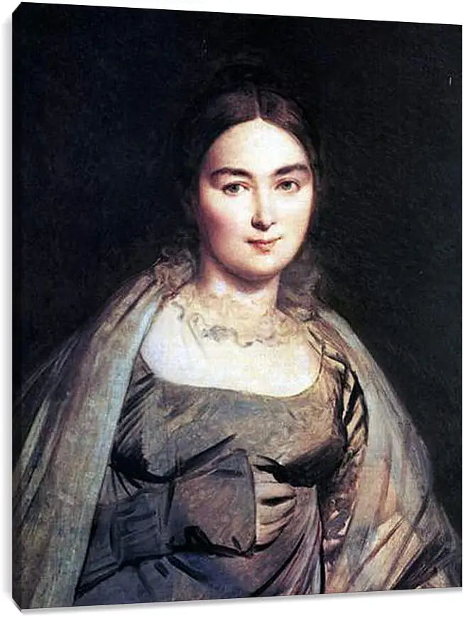Постер и плакат - Madame Jean Auguste Dominique Ingres, nee Madeleine Chapelle. Жан Огюст Доминик Энгр